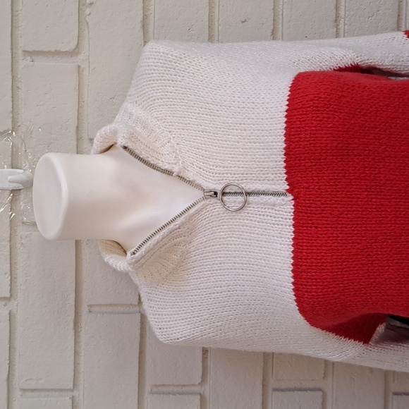 L.A. Hearts Color Block Quarter Zip Sweater. Size Small NWOT - Picture 4 of 8